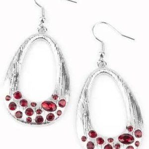 Paparazzi Better Luxe Next Time Red Earrings